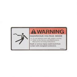 1705387 | Aftermarket JLG Decal - Danger High Voltage | The Modern