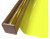 A roll of Light Yellow 80-colored window film is partially unrolled from a cardboard box.