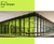 This image showcases a modern glass office building with a portion of its windows covered in Kiwi Green window film. The Kiwi Green tint creates a striking contrast, casting an appealing hue over the interior space on the left side, while the right side remains untinted and clear. The film enhances both aesthetics and functionality, offering reduced glare and a distinct visual appeal. Above the building image, there is a solid Kiwi Green color block labeled "60” Wide Kiwi Green 6640," indicating the film’s width and product code. This image showcases a modern glass office building with a portion of its windows covered in Kiwi Green window film. The Kiwi Green tint creates a striking contrast, casting an appealing hue over the interior space on the left side, while the right side remains untinted and clear. The film enhances both aesthetics and functionality, offering reduced glare and a distinct visual appeal. Above the building image, there is a solid Kiwi Green color block labeled "60” Wide Kiwi Green 6640," indicating the film’s width and product code.