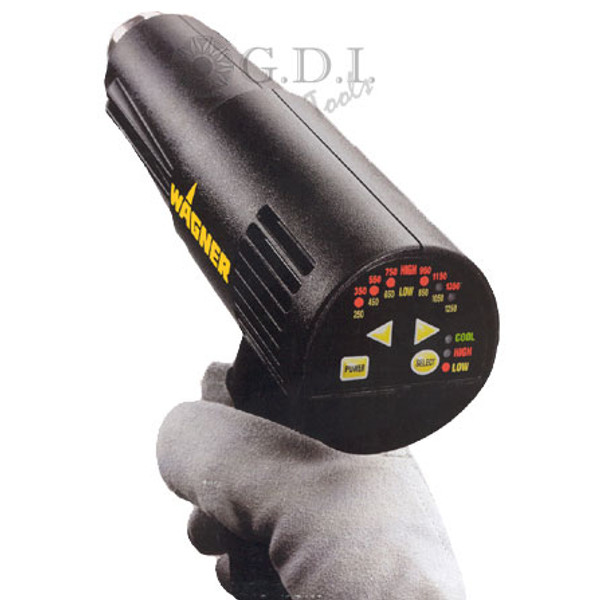 Wagner Digital Heat Gun, HT3500 (GT251)
This model allows you to heat shrink in low or high fan speeds and has a variable temperature setting to fine tune the amount of heat needed for a specific application. 120 Volt Use.