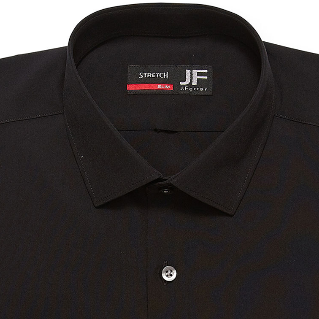 JF J.Ferrar Mens Point Collar Long Sleeve Stretch Fabric Dress Shirt (BC9)
