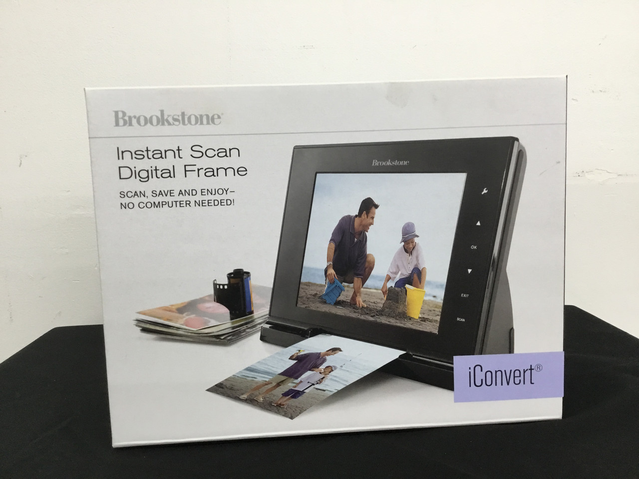 Brookstone Instant Scan Digital Frame