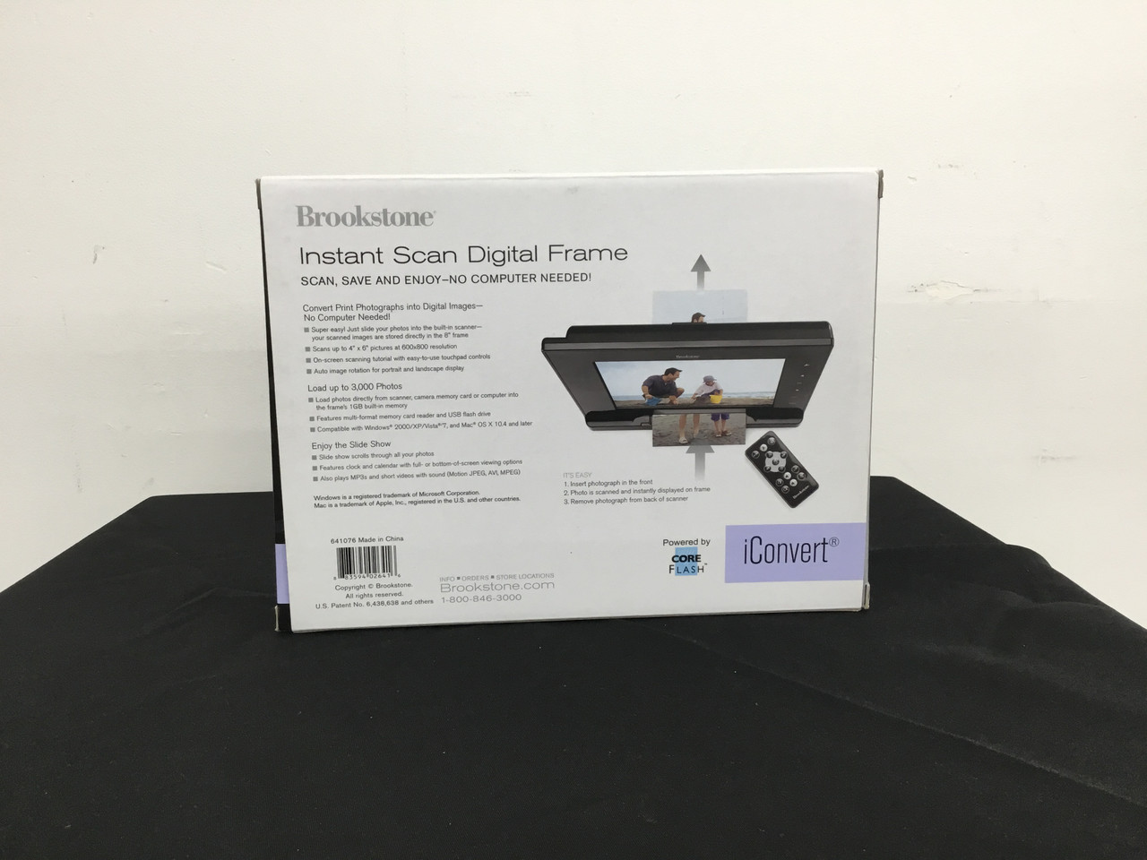 Brookstone Instant Scan Digital Frame