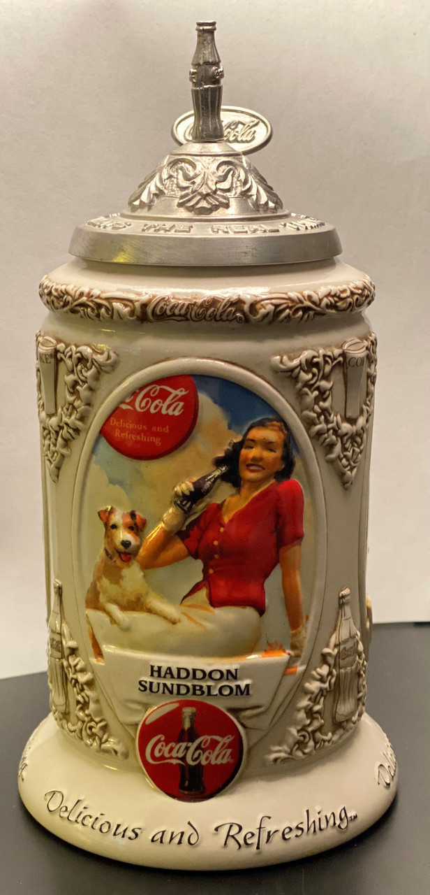 茶 Coke*00331 茶 Coke*00331 Coca Cola Root Drinking Glass 16oz 100th