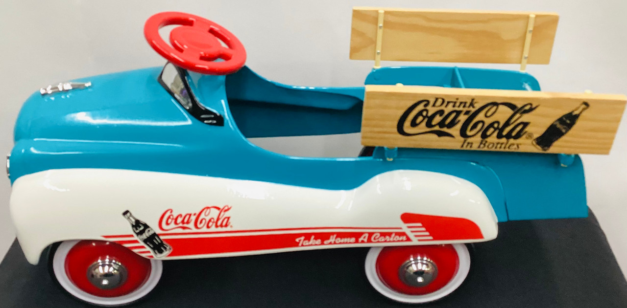 Vintage 1998 Coca-Cola Stake Bed Truck - Cast Metal 1:3