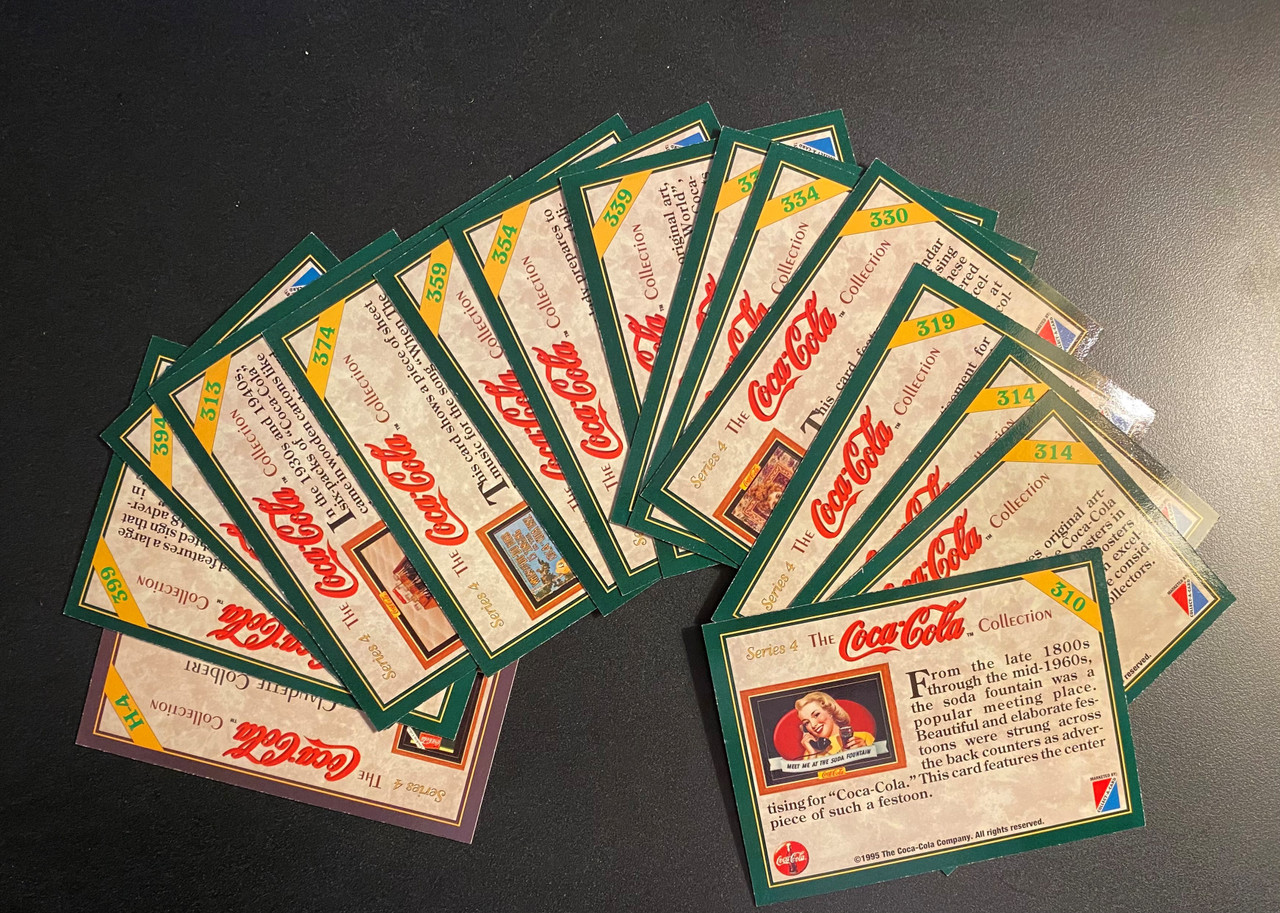how much do first edition pokemon cards go for Coca Cola Collect A Card, Ladies of Coca Cola Cards, Set of 10, 1994 –  Antigo Trunk main image 0