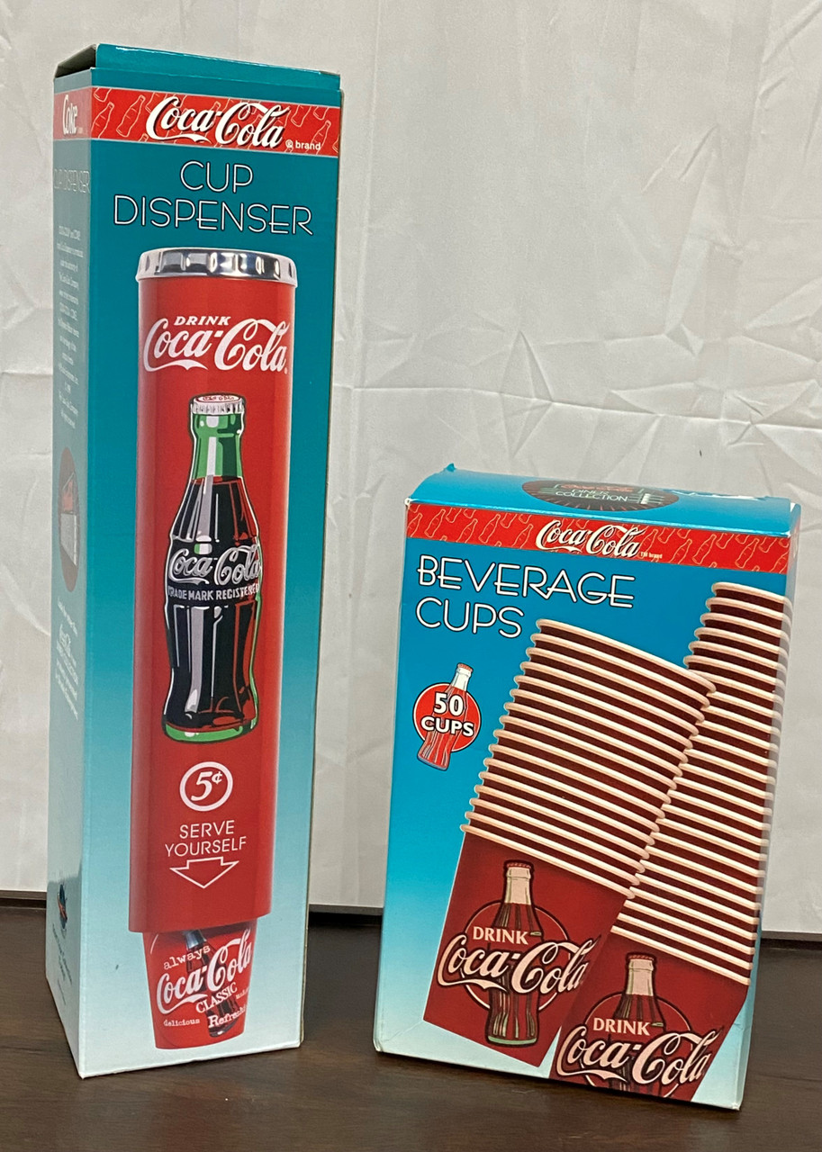Coca Cola Cup Dispenser with extra cups (BK-2)