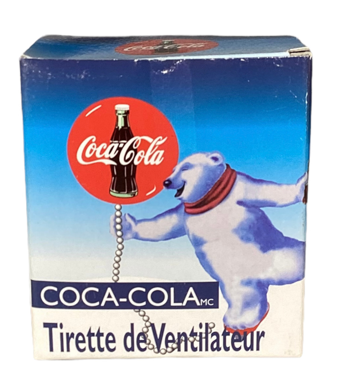 Coca Cola Polar Bear Fan Pull