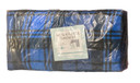 Plaid Navy Anti-Pill Premium No Sew Throw Fleece Fabric Kit (Bay 7-E)