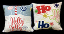 Christmas Throw Cushions--Set of 2