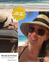 Furtalk Womens Beach Sun Straw Hat UVUPF50 Travel Foldable Brim   (BC16)