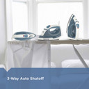 Black+Decker Easy Steam Blue Compact Iron (Bay8-B)