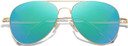 SOJOS Trendy Aviator Sunglasses 30F