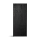 Higgs Brushed Ebony Oak Veneer Bookcase