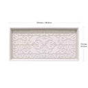 Rectangular Indoor/Outdoor Eggshell Decorative Boot Tray (TBay-1)