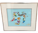 Authenticated Hanna Barbera The Jetsons Cruisin' Original Serigraph Cell Framed (GBay3-A)