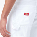 Dickies White Utility Painter's Shorts Relaxed Fit 11" Inseam  Size 36 (Bay 3-C)