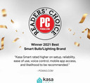 Kasa Smart Wi-Fi  Bulb  LED A19  60W 1000 Lumens Multicolor - 4Pack (Bay8-C)