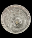 Vintage Bombay Crystal Heavy Cut Glass Vase (23-H)