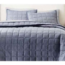 Origin 21 Navy Solid 3 Piece Full King  Comforter Set  (Bay 4-D)