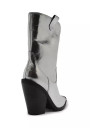 Silver Skylar High Block Boots Women's 10M (SRackD)