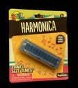 Toysmith 4" Blue Plastic Harmonica (D15)