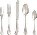 Fortessa San Marco Flatware 20 Piece Antique Silver (Bay 26-N) Fortessa San Marco Flatware 20 Piece Antique Silver (Bay 26-N)