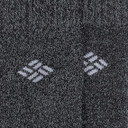 Columbia Men's  Size (6-12) 4 Pack Moisture Control Crew Socks Black/Gray  (BC14)
