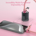 Pink 4-in-1 Multi USB Charging Cable-MAX 240W Fast Charging/Charger Cord with USB A+Type C for iPhone 16/15 14 13 iPad Samsung Galaxy MacBook iPad Tablets and More  (D17/18)