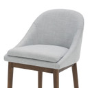 Origin 21 30" Brown Upholstered Wood Bar Stool (Bay SR-A)
