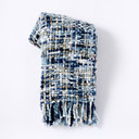 Multicolor Blue/Green/White Handwoven 50X60 Throw (Bay 4-D)