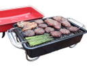 Raptor Grilling Large Portable Outdoor Charcoal Grill – Red (RBay 2-A)