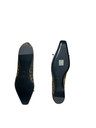 Saint Laurent Poppy Leopard-Print Grosegrain Ballet Flats  European 38 1/2(SRack-E)