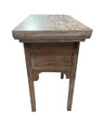 Rustic Brown Distressed Wood Side Table with Drawer  (AS/IS) (Floor)