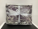 Modern Purple Floral Design Queen Comforter Set (Bay 4-B)