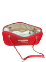DKNY Leather Red Handbag with Flowing Gold Chain Handle (GBay-2B) DKNY Leather Red Handbag with Flowing Gold Chain Handle (GBay-2B)