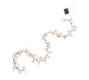 6ft Crystal Garland White LED Mini Lights (Bay 26-M)