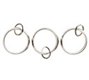 Quiet-Glide Double Round Curtain Rings (F-2)