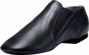 Dynadans Black Leather Girls Slip-On Shoes – Big Kids Size 7M