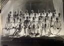 Vintage Large Glass Plate Negative #3  Group of 30 Men (BK-4)