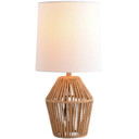 Mainstays 12.75" Rope Mini Table Lamp – Natural Finish (Bay 25-S)