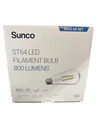 Sunco 16-Pack Edison LED ST64 Bulbs – 8W (60W Equivalent), 3000K Warm White (Bay 12-B)