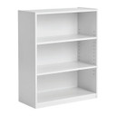 Mainstays 3-Shelf Bookcase - White- IN BOX- (Must Be Assembled) (RBay4-A)