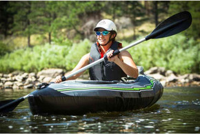 Sevylor QuickPak K5 Backpack 1-Person Inflatable Kayak (R Bay 4-B)