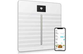 White Withings Body Cardio Body Composition Smart Scale With Heart Rate Monitor  (Bay1-C)