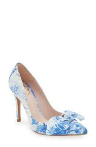 Ted Baker London Ryanah Bow Pointed Toe Pump Ivory Women Size 10 (SRack2)