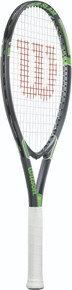 Wilson Tour Slam Adult Recreational Tennis Racket Gray/Green - Grip Size 2 - 4 1/4" (Bay 22-L)