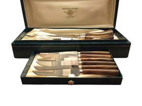 Vintage Englishtown Cutlery LTD Carving Set (Bay 25-T) Vintage Englishtown Cutlery LTD Carving Set (Bay 25-T)