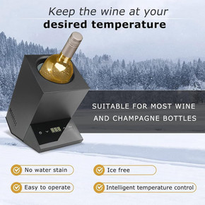 Vin-O-Chill Single Bottle Thermoelectric Wine Chiller- Black (Bay 28-D) Vin-O-Chill Single Bottle Thermoelectric Wine Chiller- Black (Bay 28-D)