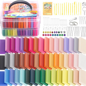 CiaraQ 50 Colors Polymer Model Oven Bake Clay (Bay 9-C)